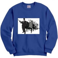 Unisex Film and Foil Crewneck Sweatshirt