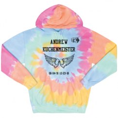 Unisex Tie-Dye Fleece Hoodie