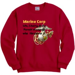 Unisex Film and Foil Crewneck Sweatshirt