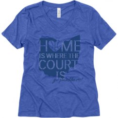 Ladies Relaxed Fit Super Soft Triblend V-Neck Tee