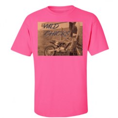 Unisex Ultra Cotton Safety Neon Crewneck Tee