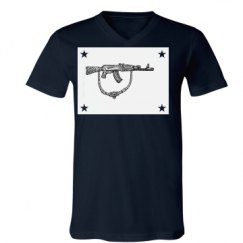 Unisex V-Neck Jersey Tee