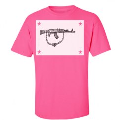 Unisex Ultra Cotton Safety Neon Crewneck Tee