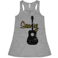 Ladies Flowy Racerback Tank