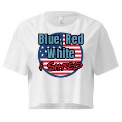 Ladies Festival Cali Crop Top Tee