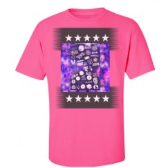 Unisex Ultra Cotton Safety Neon Crewneck Tee