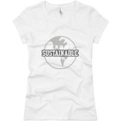 Ladies Slim Fit Basic Promo Jersey Tee