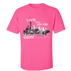 Unisex Ultra Cotton Safety Neon Crewneck Tee