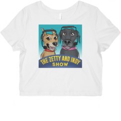 Ladies Slim Fit Crop Top Tee