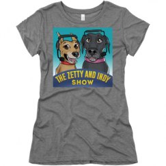 Ladies Slim Fit Super Soft Triblend Tee