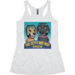 Ladies Slim Fit Super Soft Racerback Triblend Tank