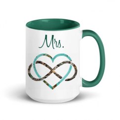 15oz Ceramic Mug with Color Inside