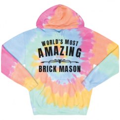 Unisex Tie-Dye Fleece Hoodie