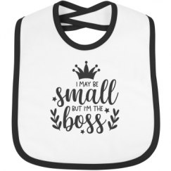 Infant Contrast Trim Bib