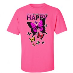 Unisex Ultra Cotton Safety Neon Crewneck Tee