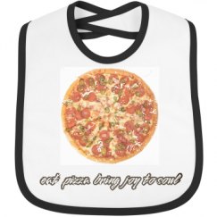 Infant Contrast Trim Bib