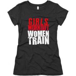 Ladies Slim Fit Super Soft Triblend Tee