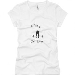 Ladies Slim Fit Basic Promo Jersey Tee