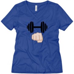 Ladies Relaxed Fit V-Neck Tee