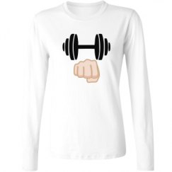 Ladies Relaxed Fit Basic Long Sleeve Tee