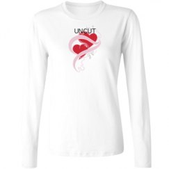 Ladies Relaxed Fit Basic Long Sleeve Tee