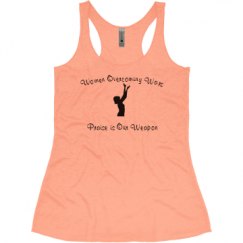Ladies Slim Fit Super Soft Racerback Triblend Tank