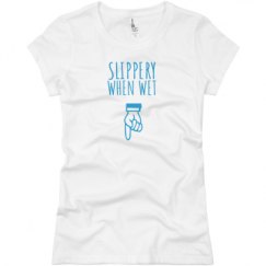 Ladies Slim Fit Basic Promo Jersey Tee