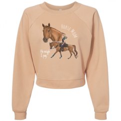 Women's Raglan Pullover Fleece