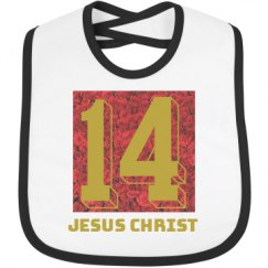 Infant Contrast Trim Bib