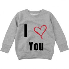 Toddler Crewneck Basic Promo Sweatshirt