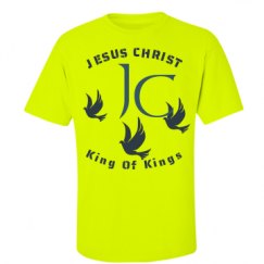 Unisex Ultra Cotton Safety Neon Crewneck Tee