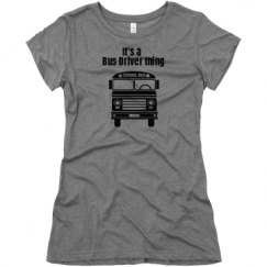 Ladies Slim Fit Super Soft Triblend Tee