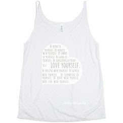 Love yourself (plus size tank top)