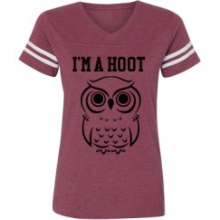 Ladies Relaxed Fit Vintage Sports Tee