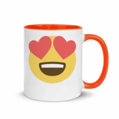 11oz Ceramic Mug with Color Inside