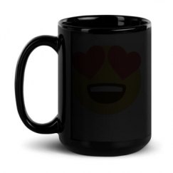 15oz Black Glossy Mug