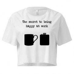 Ladies Festival Cali Crop Top Tee