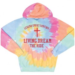 Unisex Tie-Dye Fleece Hoodie