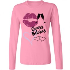 Ladies Relaxed Fit Basic Long Sleeve Tee