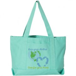 Seaside Cotton Canvas Pigment-Dyed Boat Tote Bag