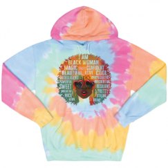 Unisex Tie-Dye Fleece Hoodie