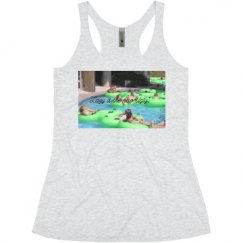 Ladies Slim Fit Super Soft Racerback Triblend Tank