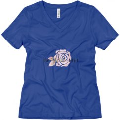 Ladies Relaxed Fit V-Neck Tee