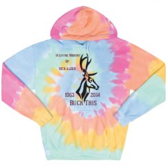Unisex Tie-Dye Fleece Hoodie