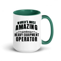 15oz Ceramic Mug with Color Inside