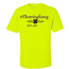 Unisex Ultra Cotton Safety Neon Crewneck Tee