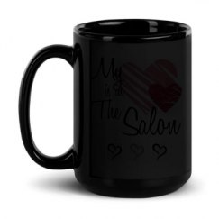 15oz Black Glossy Mug