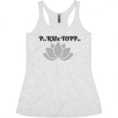 Ladies Slim Fit Super Soft Racerback Triblend Tank