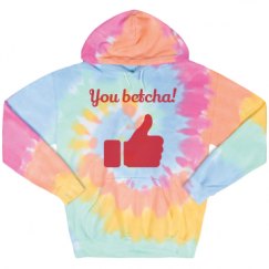 Unisex Tie-Dye Fleece Hoodie