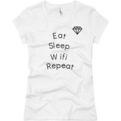 Ladies Slim Fit Basic Promo Jersey Tee